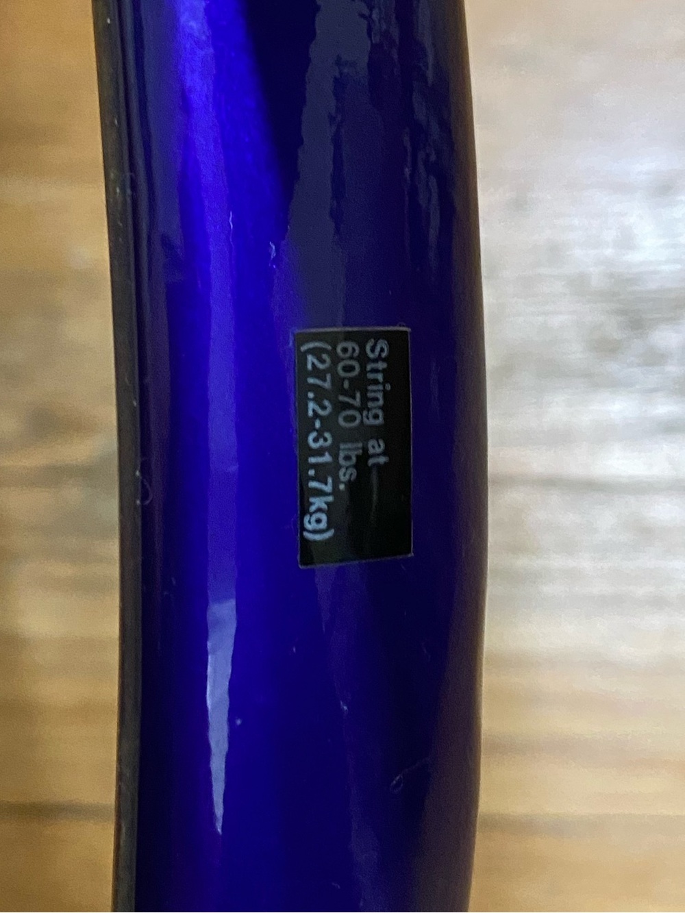 Yamaha EOS RZ Tennis Racket 110 Inches XL2 (4 1/4) (needs regrip) Yellow Purple - Picture 10 of 12